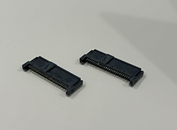SFF-8639 U.2 连接器 SAS 68P 母座焊接式180°镀金15u”
