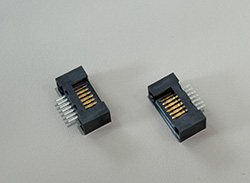 SATA 7P公座开窗焊线式180°镀金15U”SAS4.0