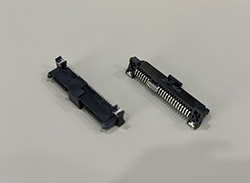 SAS 29P 母座 34 SMT 镀金 30u”