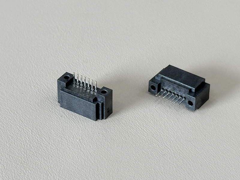 SATA7P公座全包焊线式180镀金 15u”