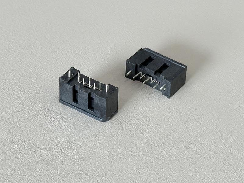 SATA 7P公座全包DIP双排偏心插脚180°镀金30u”外漏2.00
