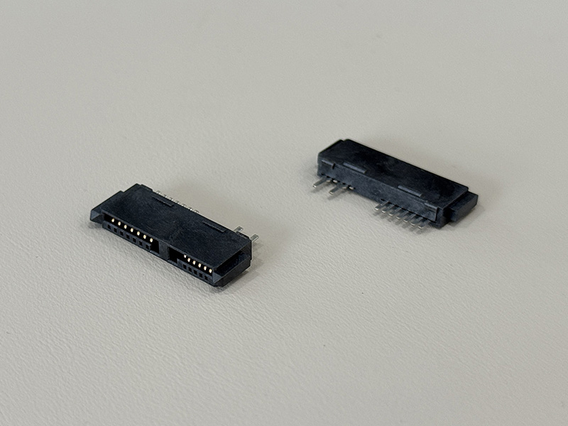 SATA 13P 母座焊线式 180°15”