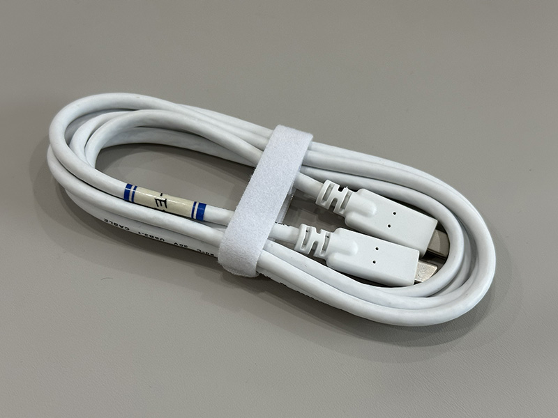 手机线束TYPE 3.1 C M TO C M WITH CHIP 20V 100W 20G WHITE L=1.5M