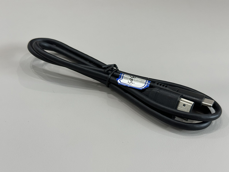Type-C（USB 3.1）转 HDMI 线束 - 黑色 - 长度1米（TYPE 3.1  C M 180 TO HDMI BLACK L=1MTYPE 3.1  C M 180 TO HDMI BLACK L=1M）