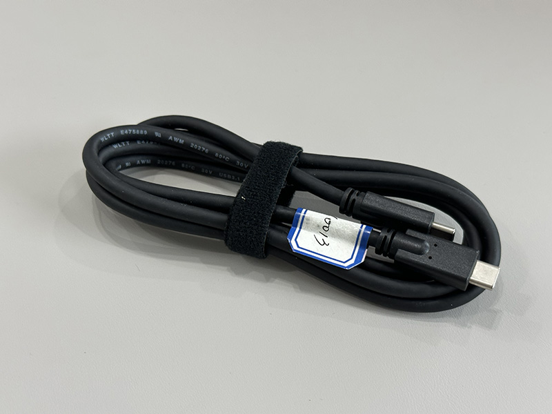 TYPE-C（USB 3.1）带芯片转换线 - 20 Gbps - 黑色 - 长度 1.5米（TYPE 3.1 C M TO C M WITH CHIP 20V 100W 20G WHITE L=1.5M）