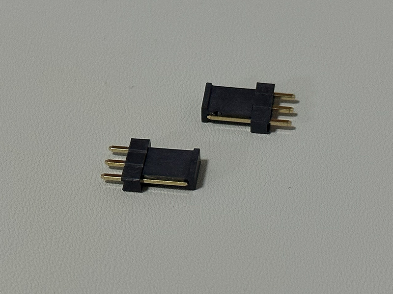 8.5H直插 2.54PH 1x3单排针镀金G/F