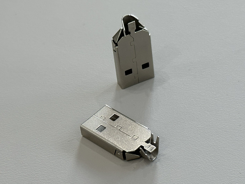 USB 2.0 AM2件式外壳L=24.7 (镭雕 )