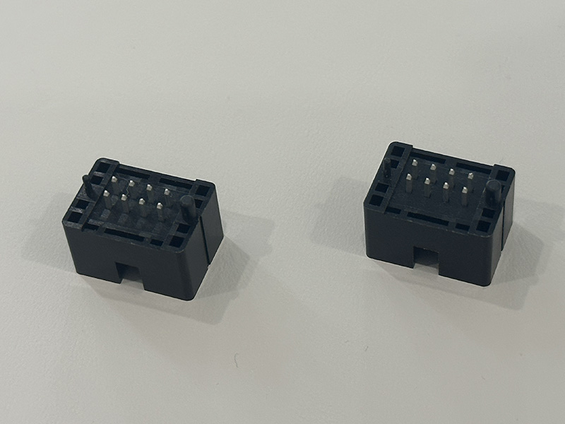 2.54PITCH插座 DIP TYPE 2x4PIN 镀锡外漏2.8MM