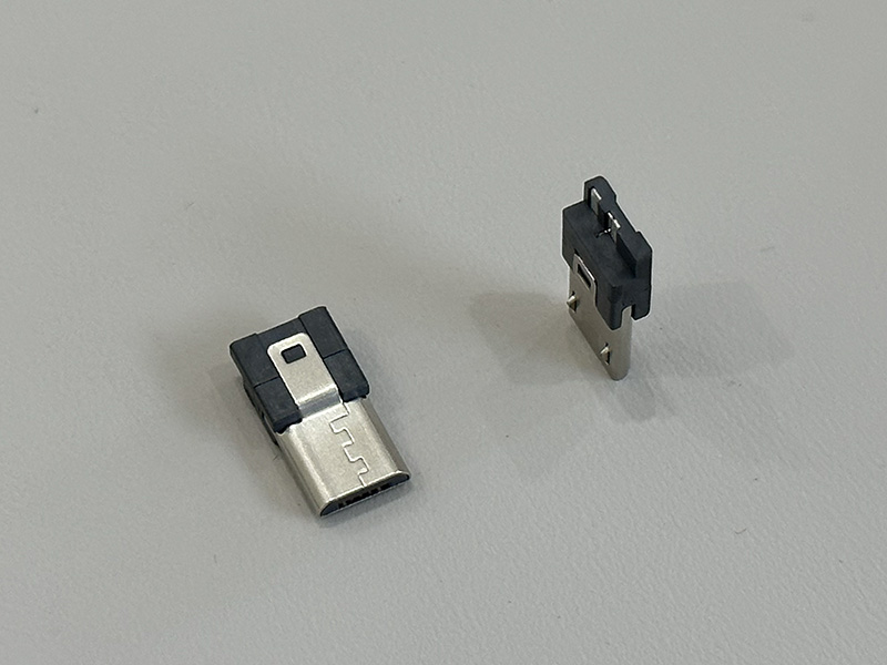 USB Micro-B 线端前5后4 断第4P镀金G/F