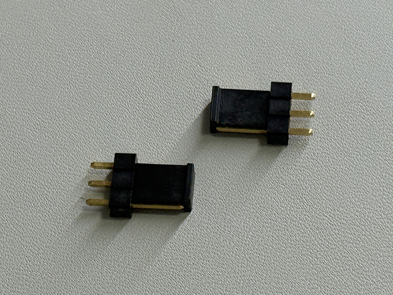 8.5H直插 2.54PH 1x3单排针镀金15u”