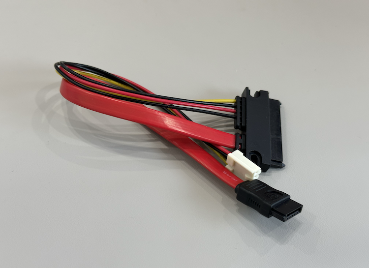 SATA 7+15P 母头 转 SATA 7P 母头 + PH 2.54 4P 一体式转化线（SATA 7+15P F TO SATA 7P F + PH2.54 4P）
